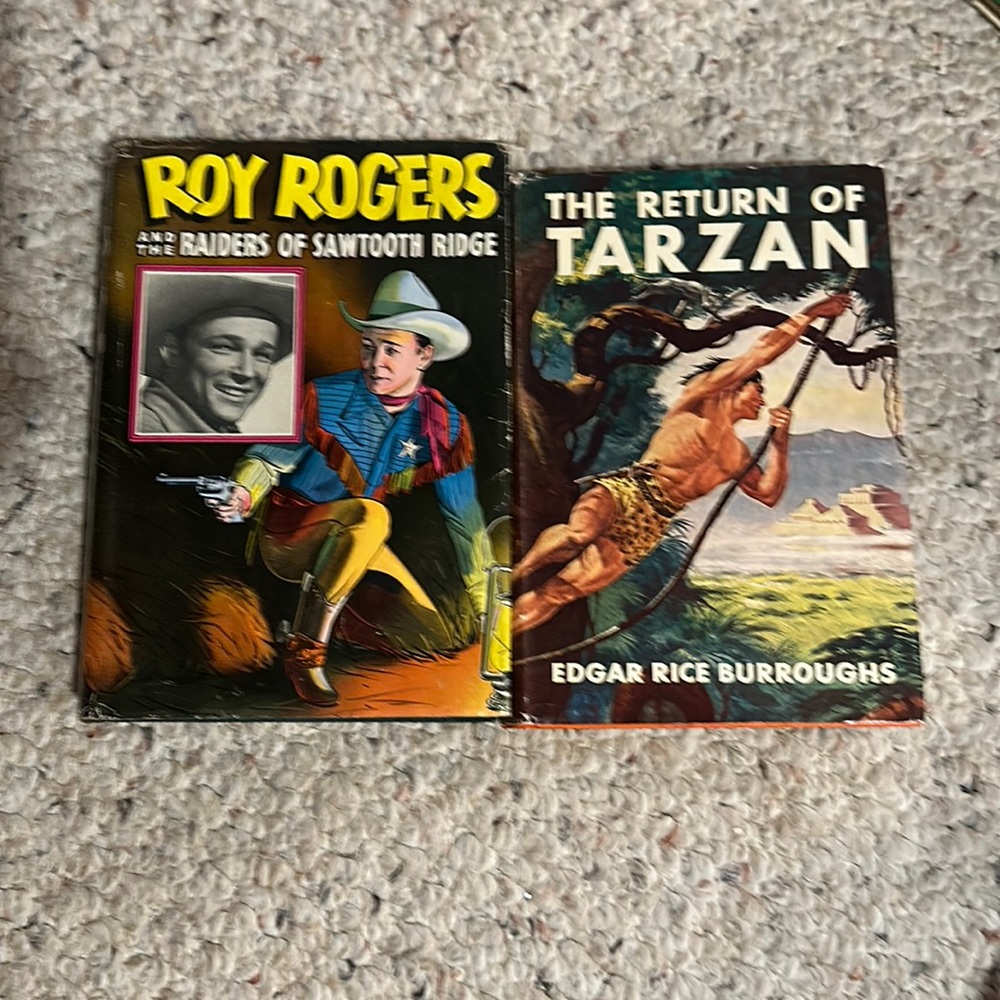 The Return of Tarzan and Roy Roger’s and the Raiders of Sawtooth Ridge Book Set